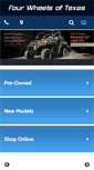 Mobile Screenshot of fourwheelsoftexas.com