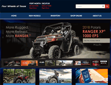 Tablet Screenshot of fourwheelsoftexas.com